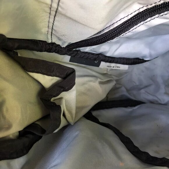 VTG AMERIBAG Healthy Sling Purse Shoulder Bag Black Leather Avocado Backpack - Picture 10 of 15